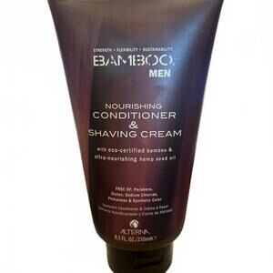 Alterna Bamboo Men Nourishing Conditioner and Shaving Cream 8.5 Fl. Oz. Rare